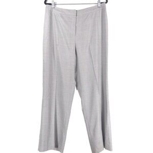 LAFAYETTE 148‎ NEW WOOL SILK Blend Straight Leg Knit Dress Pants Size 14
